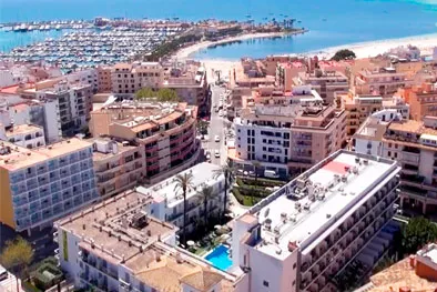 vista aerea eix alcudia hotel